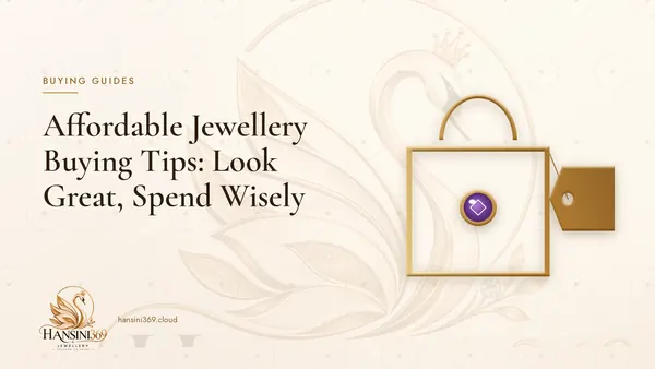 Illustrated HANSINI369 cover for “Affordable Jewellery Buying Tips: Look Great, Spend Wisely”