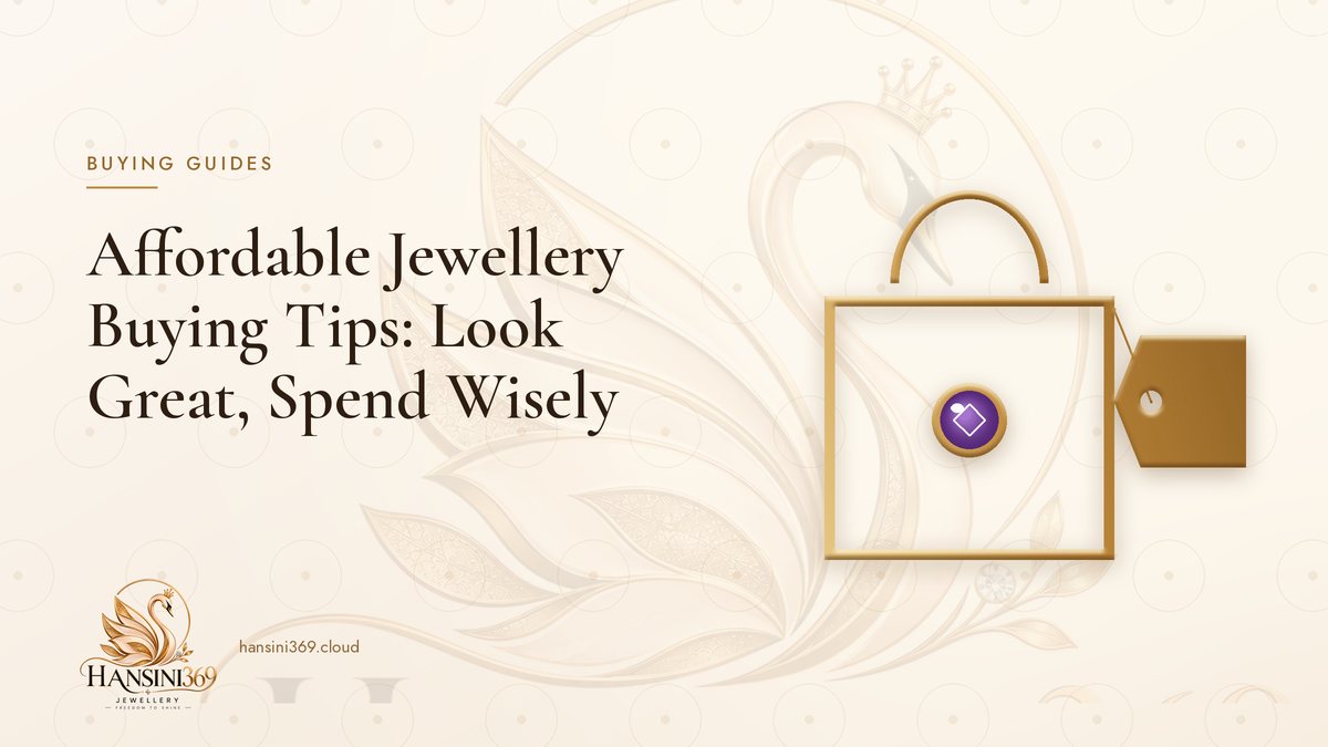 Illustrated HANSINI369 cover for “Affordable Jewellery Buying Tips: Look Great, Spend Wisely”