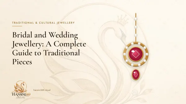 Illustrated HANSINI369 cover for “Bridal and Wedding Jewellery: A Complete Guide to Traditional Pieces”