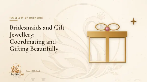 Illustrated HANSINI369 cover for “Bridesmaids and Gift Jewellery: Coordinating and Gifting Beautifully”