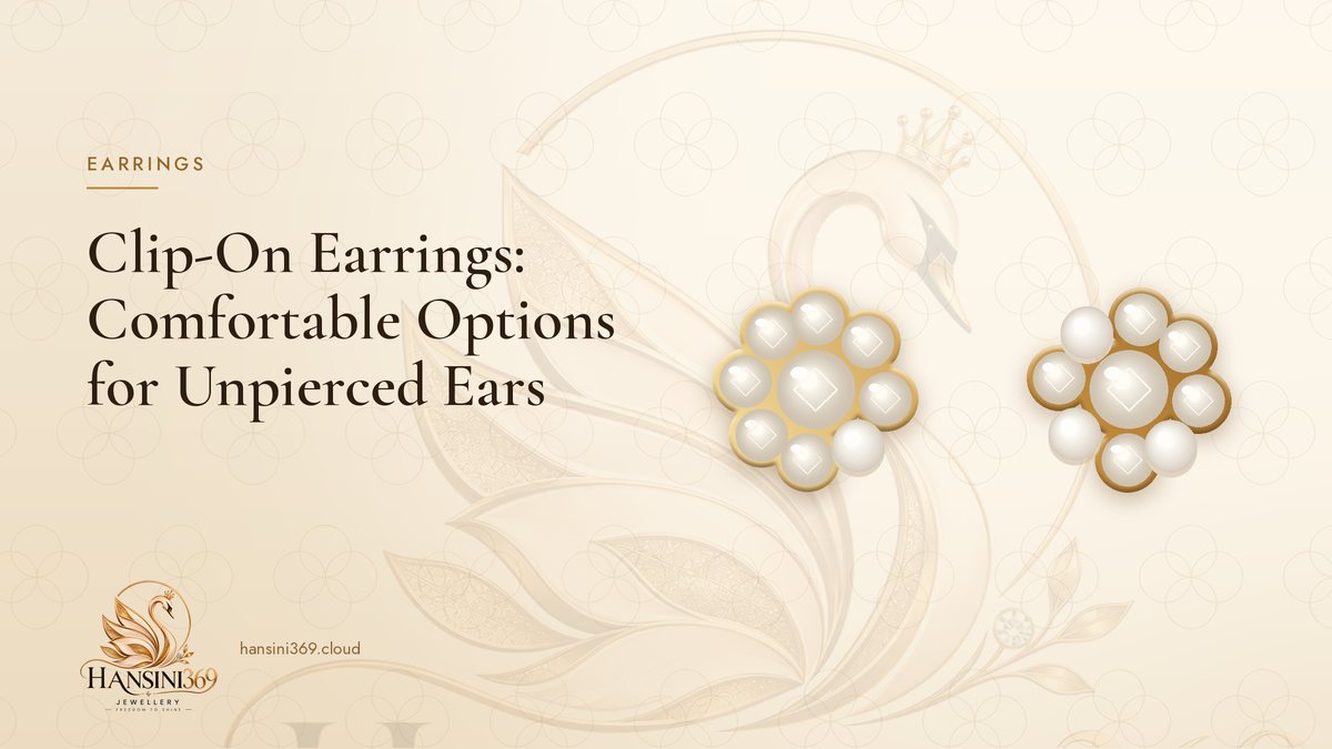 Illustrated HANSINI369 cover for “Clip-On Earrings: Comfortable Options for Unpierced Ears”