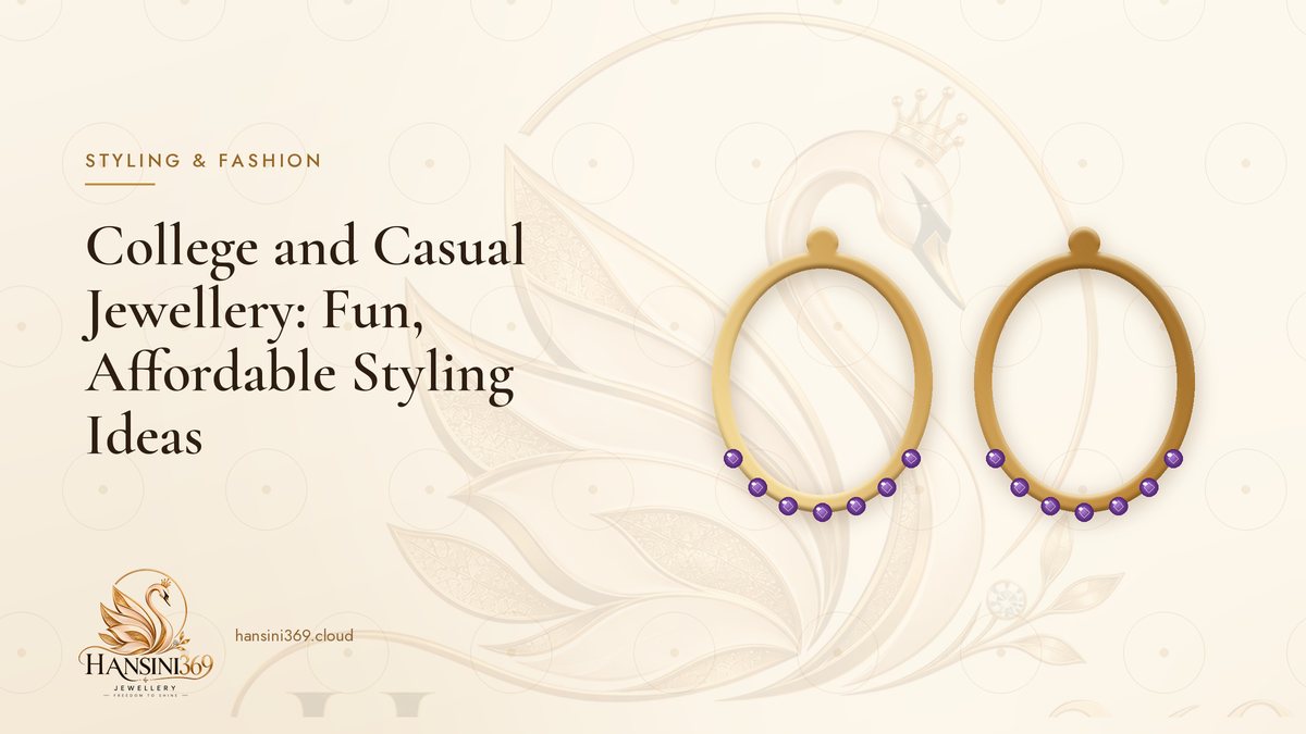Illustrated HANSINI369 cover for “College and Casual Jewellery: Fun, Affordable Styling Ideas”