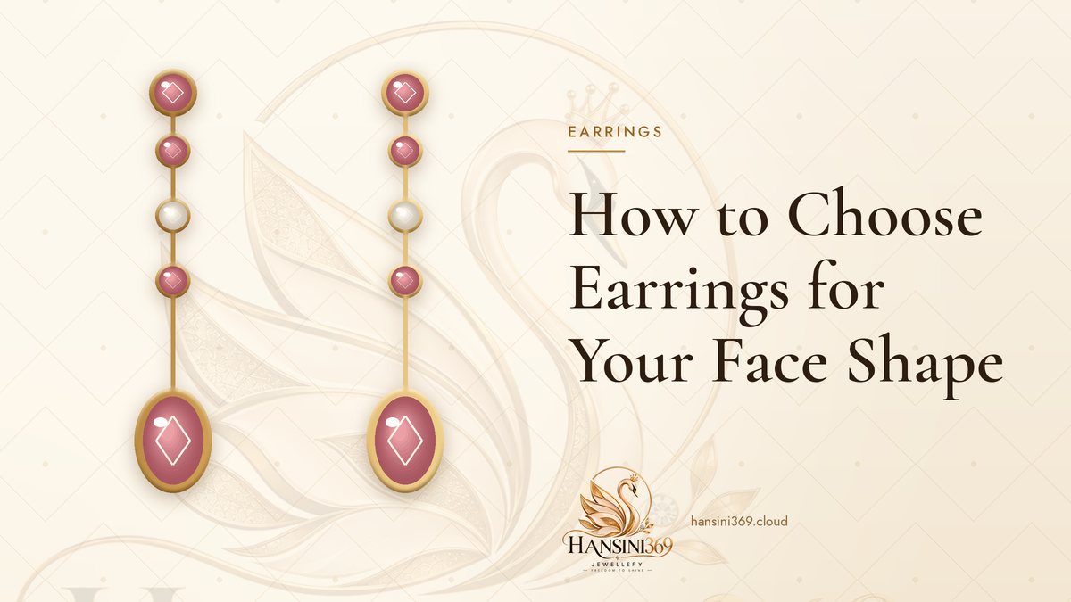 Illustrated HANSINI369 cover for “How to Choose Earrings for Your Face Shape”