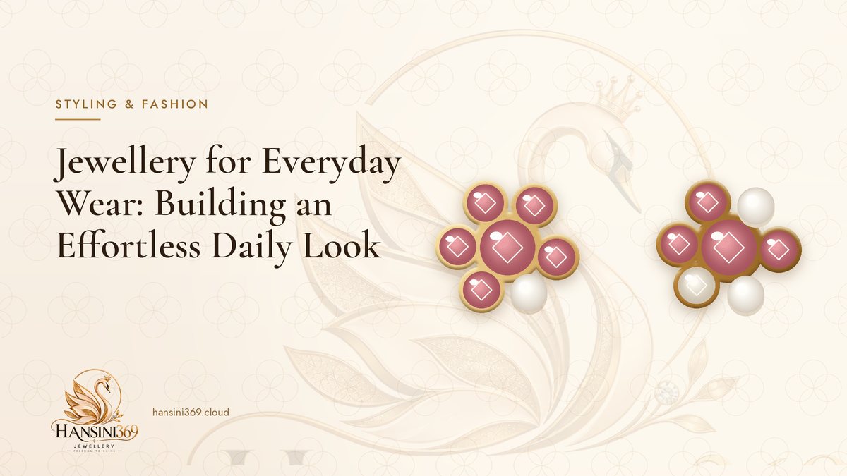 Illustrated HANSINI369 cover for “Jewellery for Everyday Wear: Building an Effortless Daily Look”