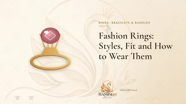 Illustrated HANSINI369 cover for “Fashion Rings: Styles, Fit and How to Wear Them”