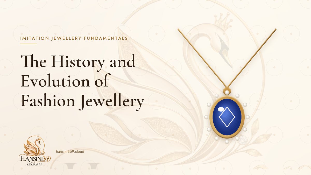 Illustrated HANSINI369 cover for “The History and Evolution of Fashion Jewellery”
