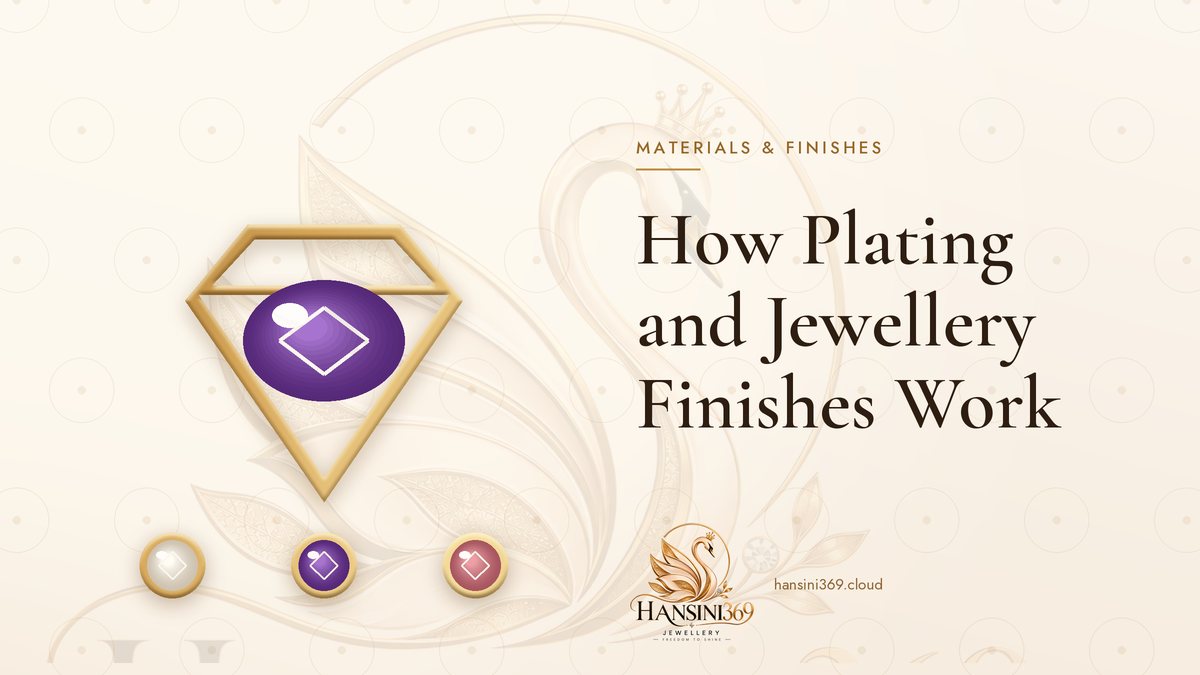 Illustrated HANSINI369 cover for “How Plating and Jewellery Finishes Work”