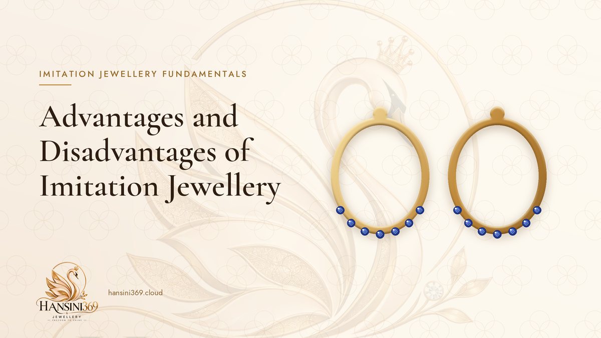 Illustrated HANSINI369 cover for “Advantages and Disadvantages of Imitation Jewellery”