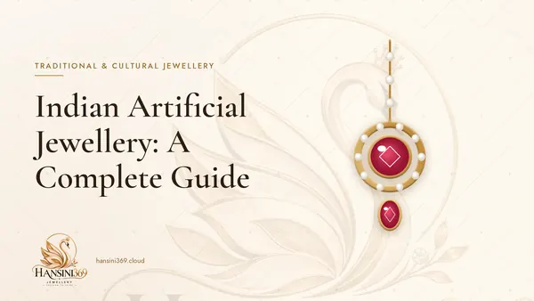 Illustrated HANSINI369 cover for “Indian Artificial Jewellery: A Complete Guide”