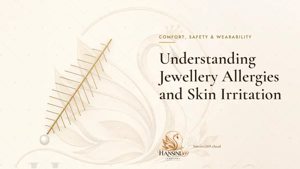 Illustrated HANSINI369 cover for “Understanding Jewellery Allergies and Skin Irritation”