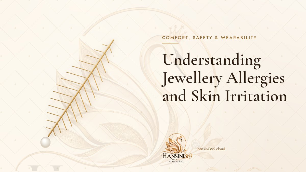 Illustrated HANSINI369 cover for “Understanding Jewellery Allergies and Skin Irritation”