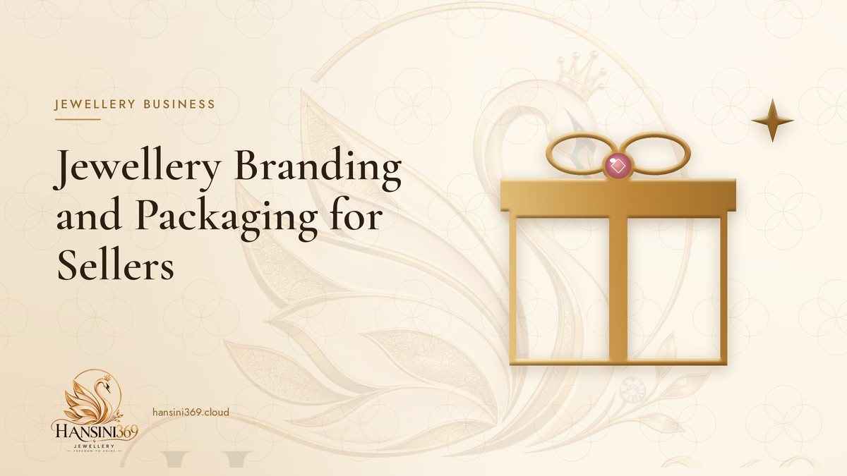 Illustrated HANSINI369 cover for “Jewellery Branding and Packaging for Sellers”