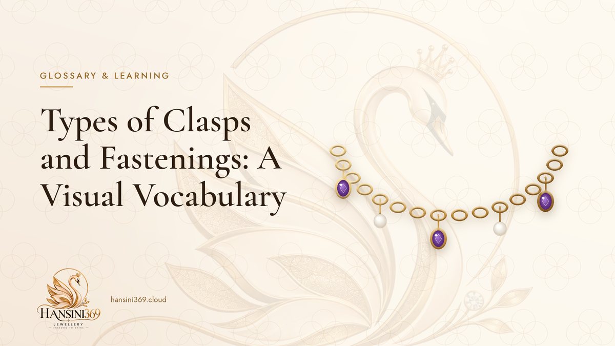 Illustrated HANSINI369 cover for “Types of Clasps and Fastenings: A Visual Vocabulary”