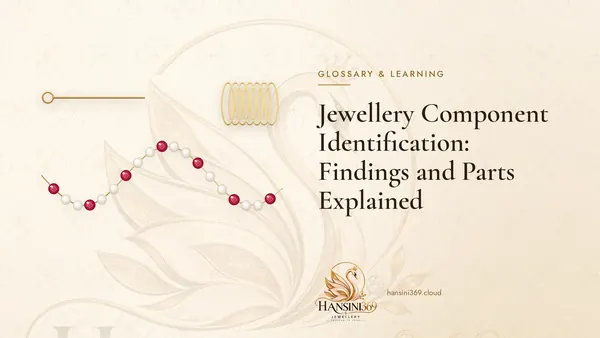 Illustrated HANSINI369 cover for “Jewellery Component Identification: Findings and Parts Explained”