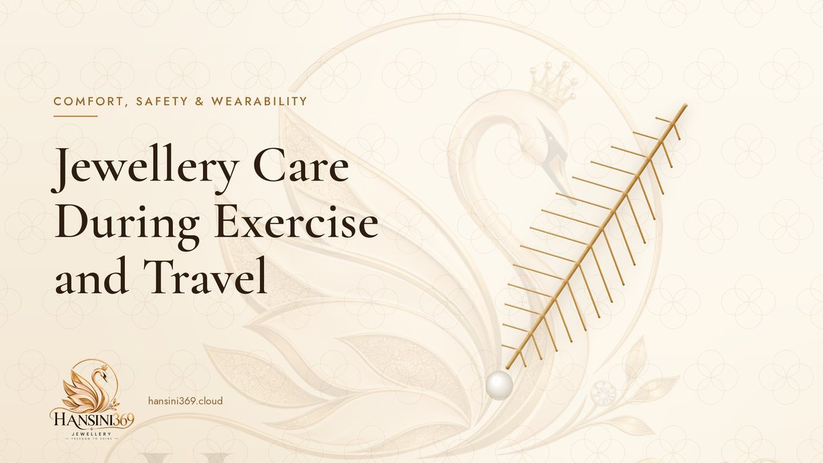 Illustrated HANSINI369 cover for “Jewellery Care During Exercise and Travel”