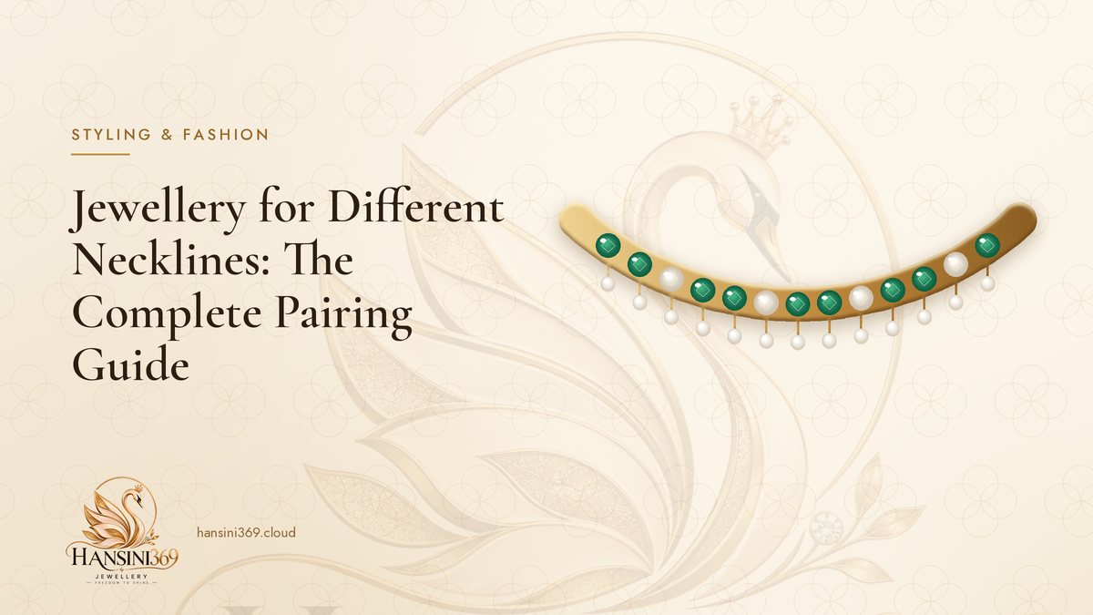 Illustrated HANSINI369 cover for “Jewellery for Different Necklines: The Complete Pairing Guide”