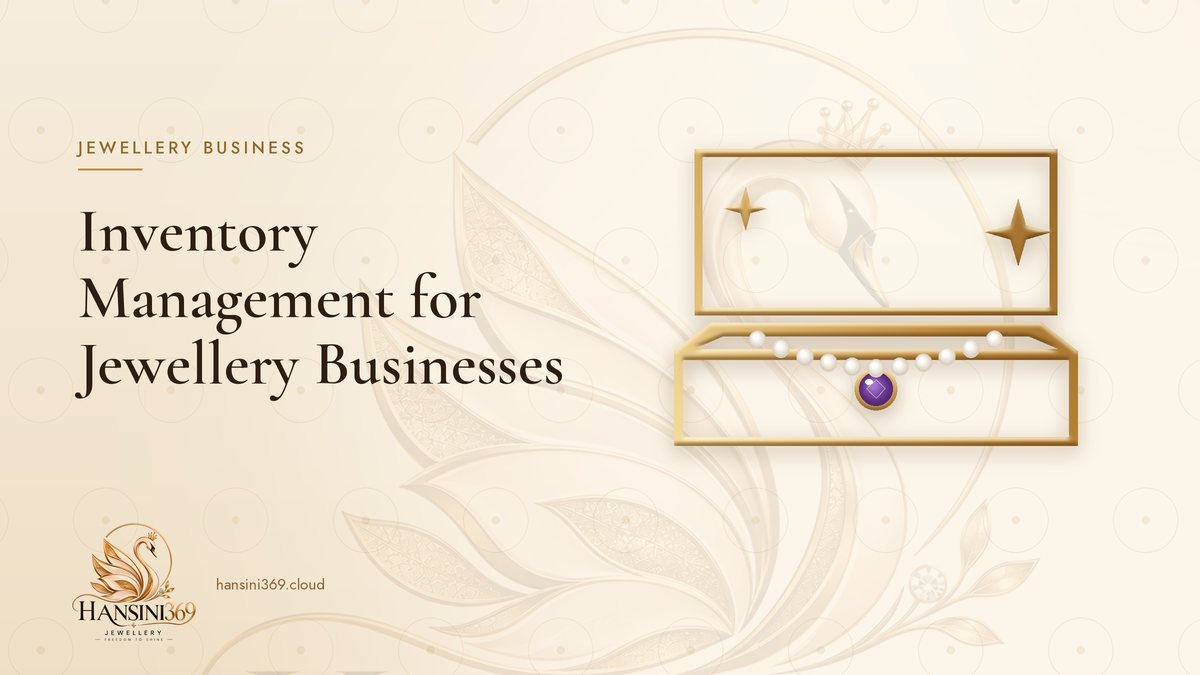Illustrated HANSINI369 cover for “Inventory Management for Jewellery Businesses”
