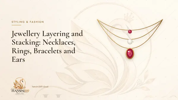 Illustrated HANSINI369 cover for “Jewellery Layering and Stacking: Necklaces, Rings, Bracelets and Ears”