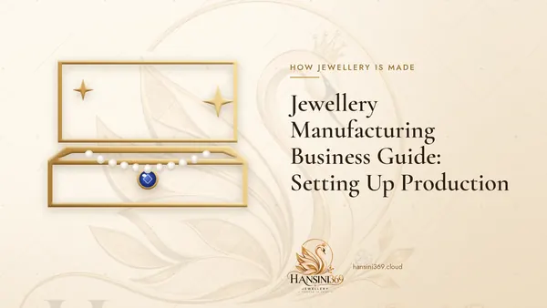 Illustrated HANSINI369 cover for “Jewellery Manufacturing Business Guide: Setting Up Production”