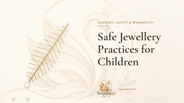 Illustrated HANSINI369 cover for “Safe Jewellery Practices for Children”