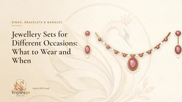 Illustrated HANSINI369 cover for “Jewellery Sets for Different Occasions: What to Wear and When”