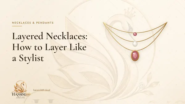 Illustrated HANSINI369 cover for “Layered Necklaces: How to Layer Like a Stylist”