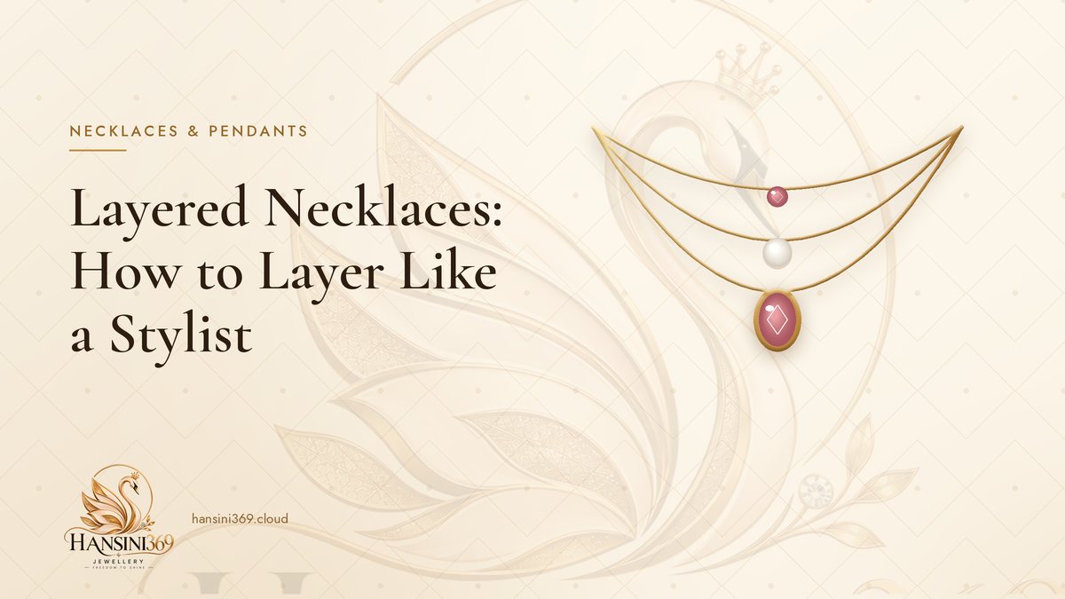 Illustrated HANSINI369 cover for “Layered Necklaces: How to Layer Like a Stylist”