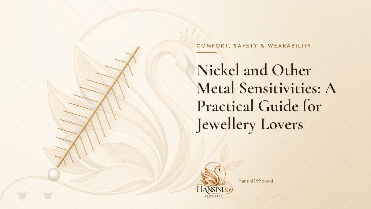 Illustrated HANSINI369 cover for “Nickel and Other Metal Sensitivities: A Practical Guide for Jewellery Lovers”