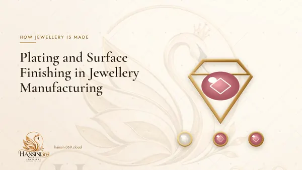 Illustrated HANSINI369 cover for “Plating and Surface Finishing in Jewellery Manufacturing”