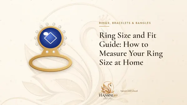 Illustrated HANSINI369 cover for “Ring Size and Fit Guide: How to Measure Your Ring Size at Home”