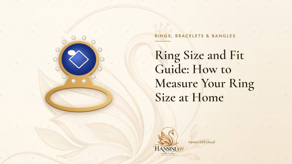 Illustrated HANSINI369 cover for “Ring Size and Fit Guide: How to Measure Your Ring Size at Home”
