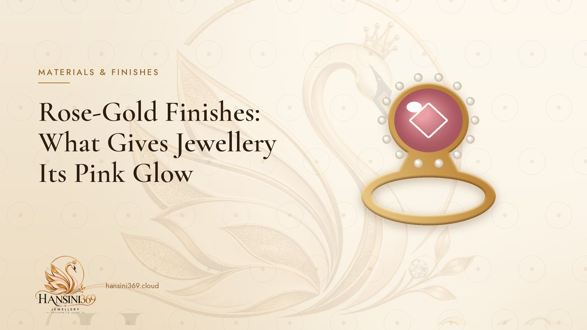 Illustrated HANSINI369 cover for “Rose-Gold Finishes: What Gives Jewellery Its Pink Glow”