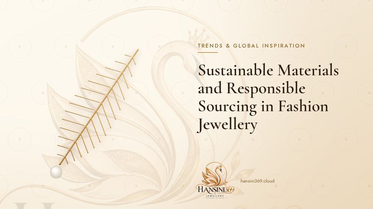 Illustrated HANSINI369 cover for “Sustainable Materials and Responsible Sourcing in Fashion Jewellery”
