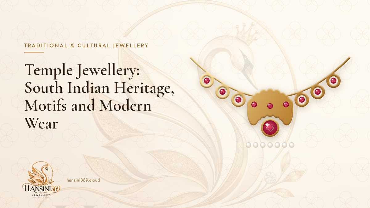 Illustrated HANSINI369 cover for “Temple Jewellery: South Indian Heritage, Motifs and Modern Wear”