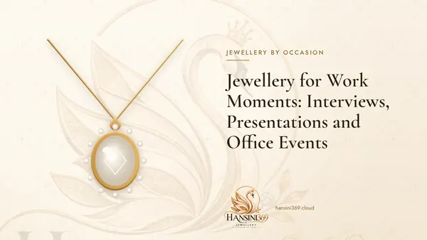 Illustrated HANSINI369 cover for “Jewellery for Work Moments: Interviews, Presentations and Office Events”